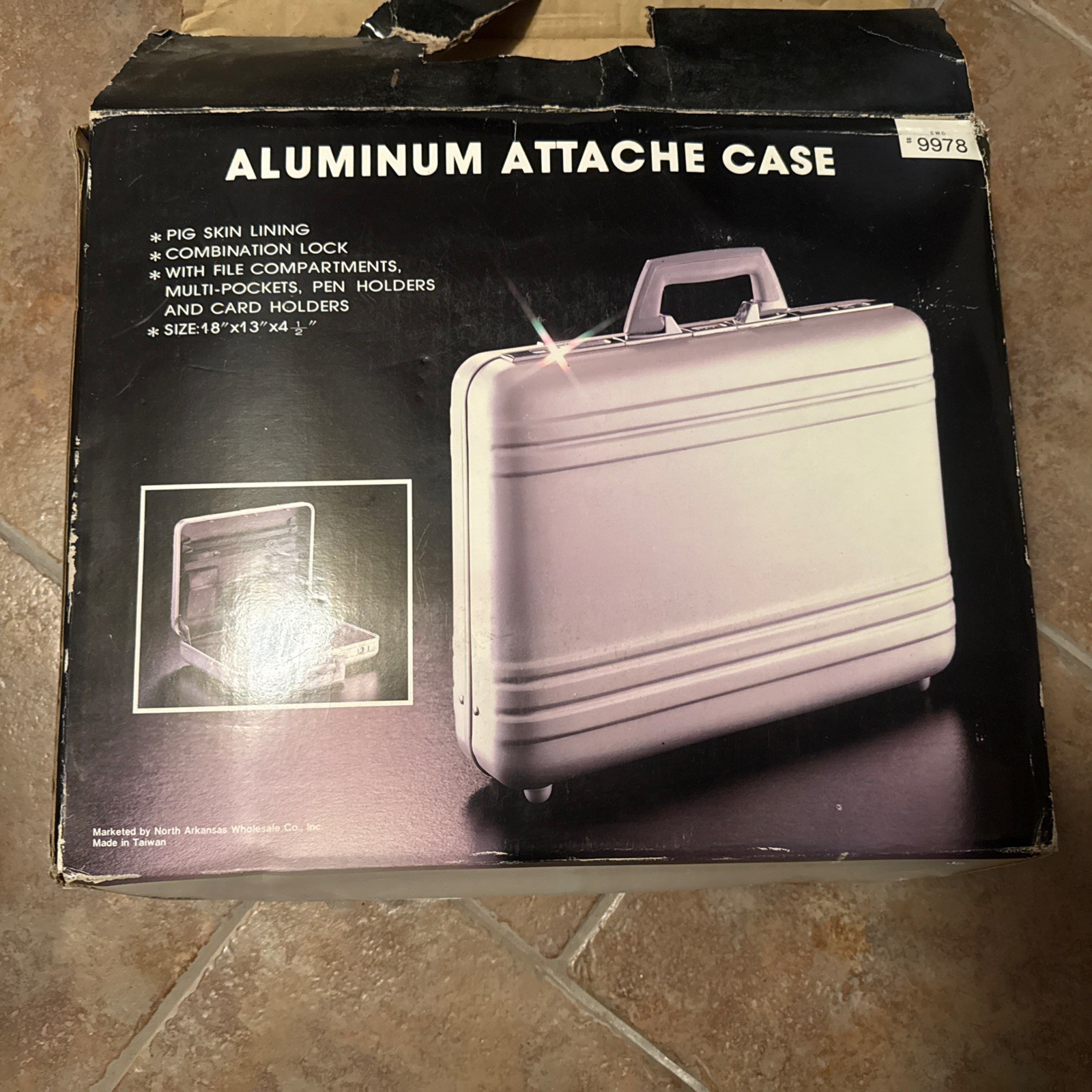 Aluminum Attache Case 18x13x4 1/2