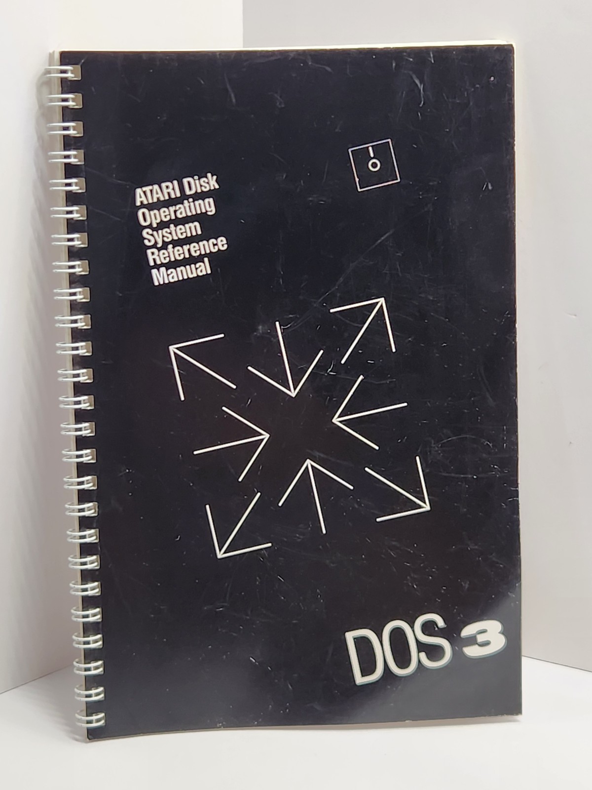 ATARI Disk Operating System Reference Manual DOS 3 Spiral Bound Vintage 1983