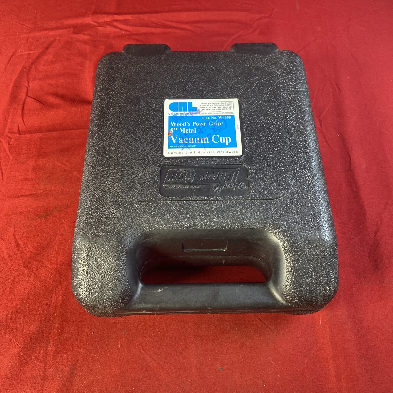 CRL  Wood's Powr-Grip 8" Metal Vacuum Cup (W4950)