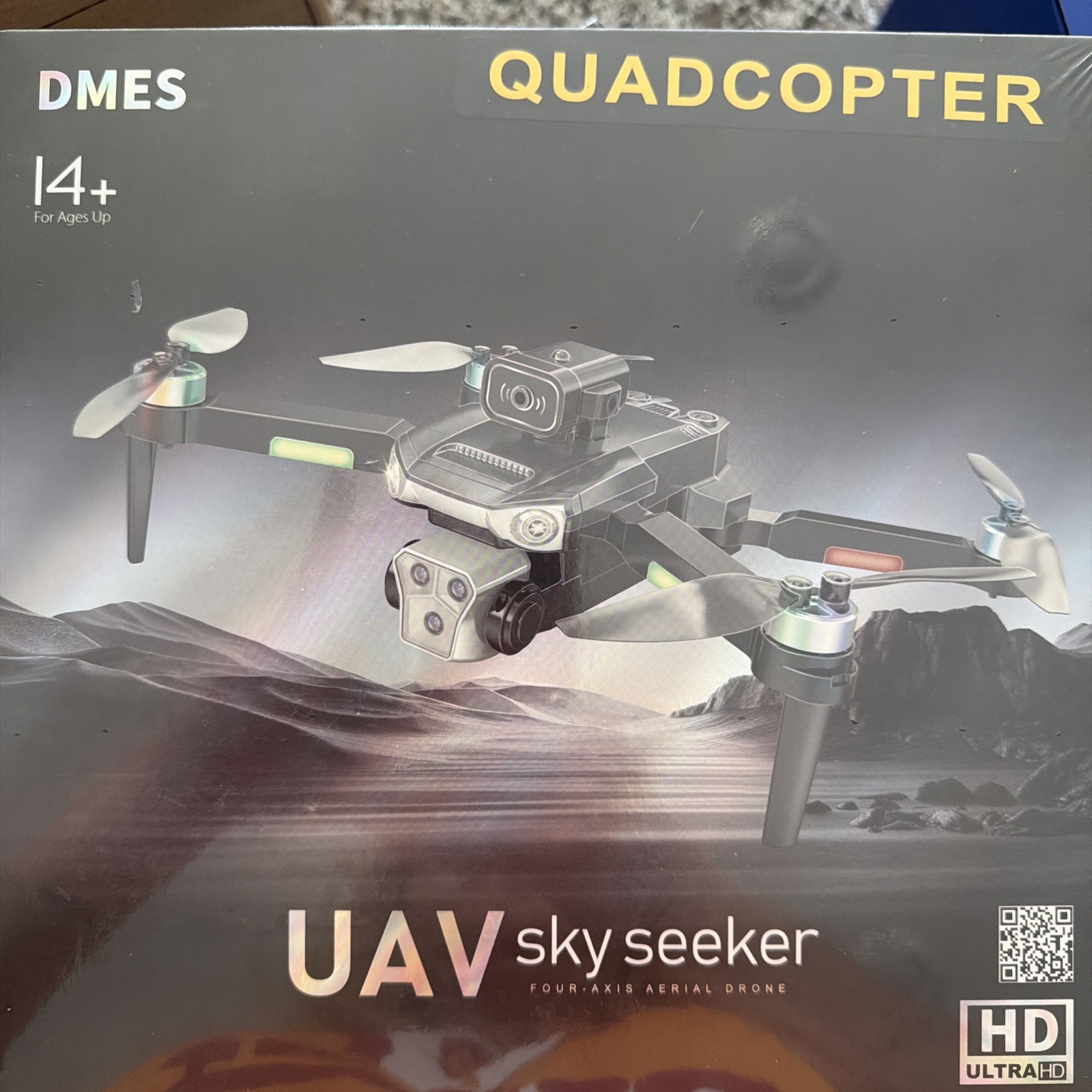 NEW DMES L4+ Skyseeker Drone w/ HD Camera - GPS & FPV Aerial Quadcopter  