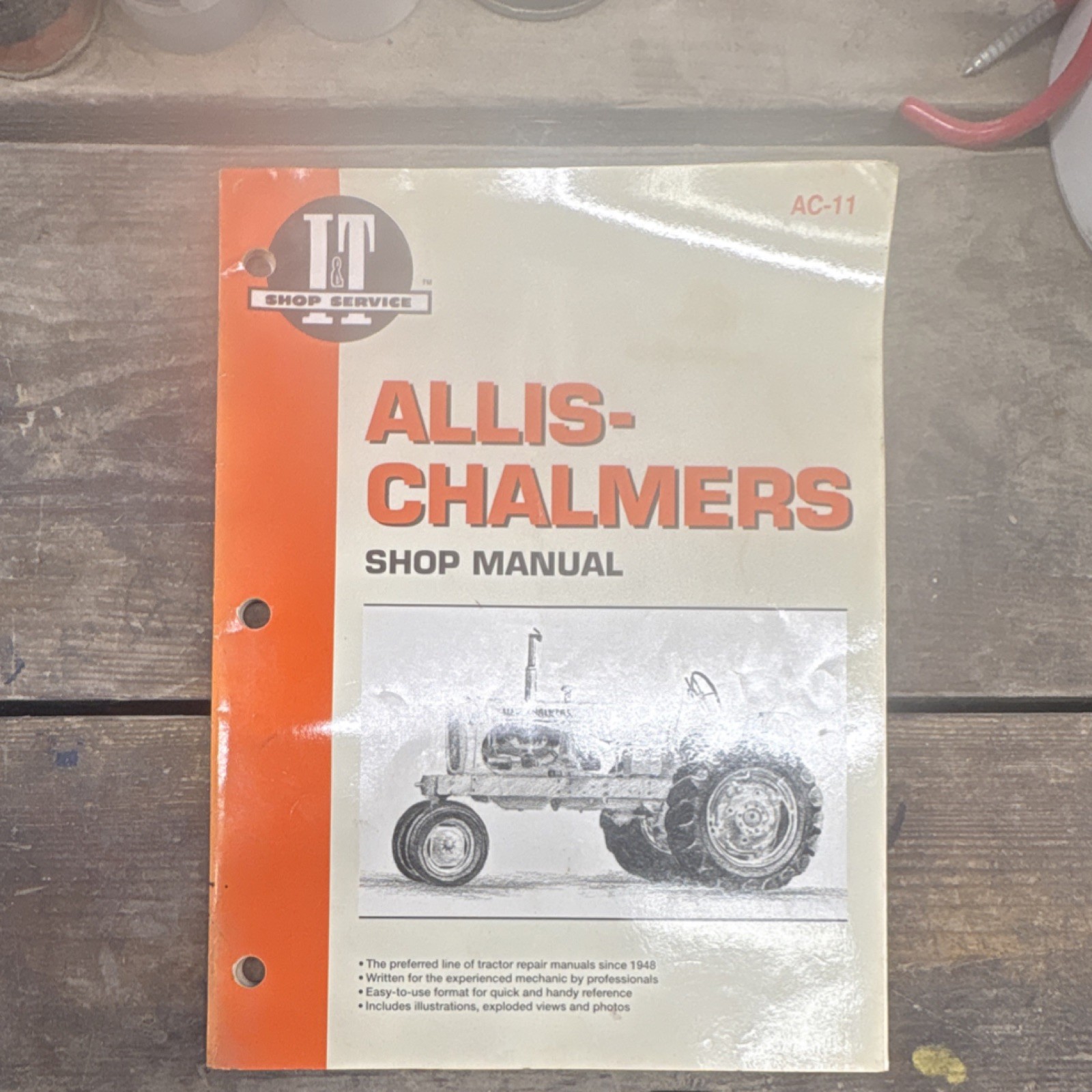 Service Manual Allis-Chalmers AC-11 for B/C/CA/RC/WC/WD/WD45/WF Tractors