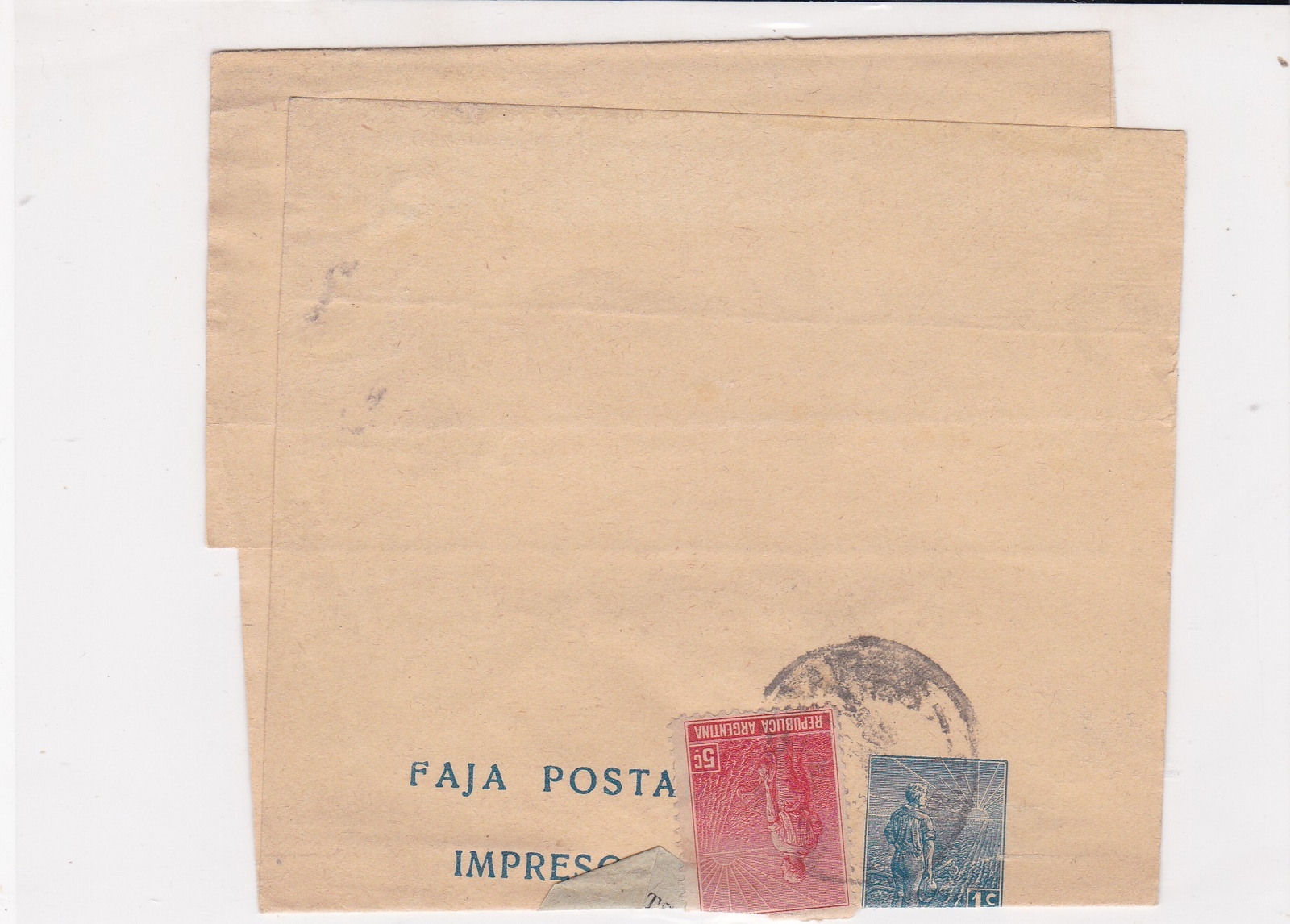 Argentina Vintage Newspaper stamps wrapper ref 21640