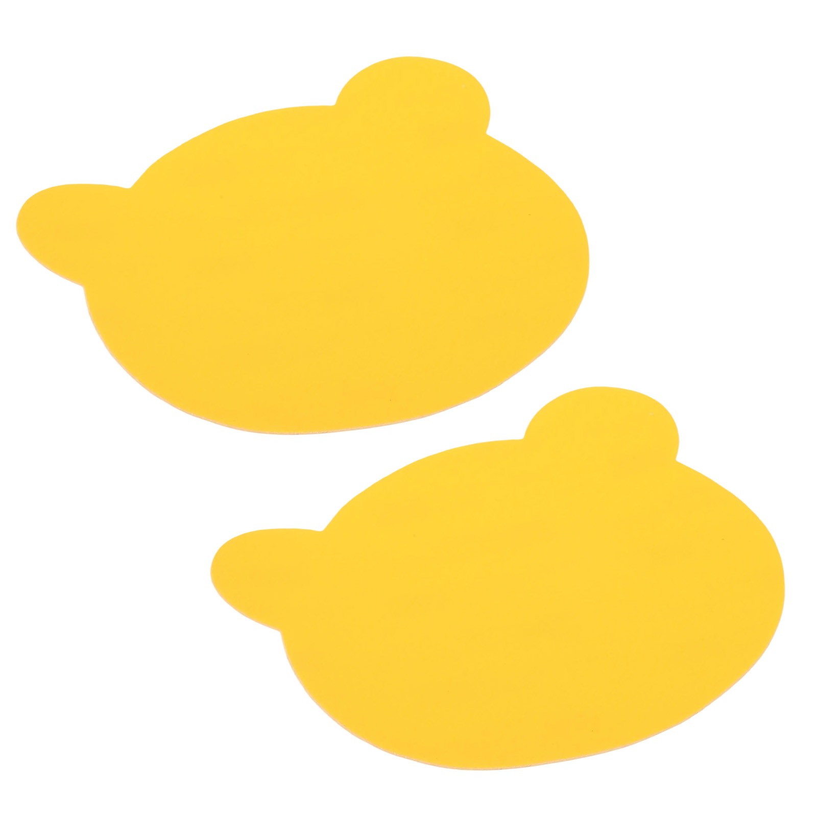 Leather Repair Patch, 2 Pcs Self Adhesive Vinyl Patch, 4 x 3.5" Yellow