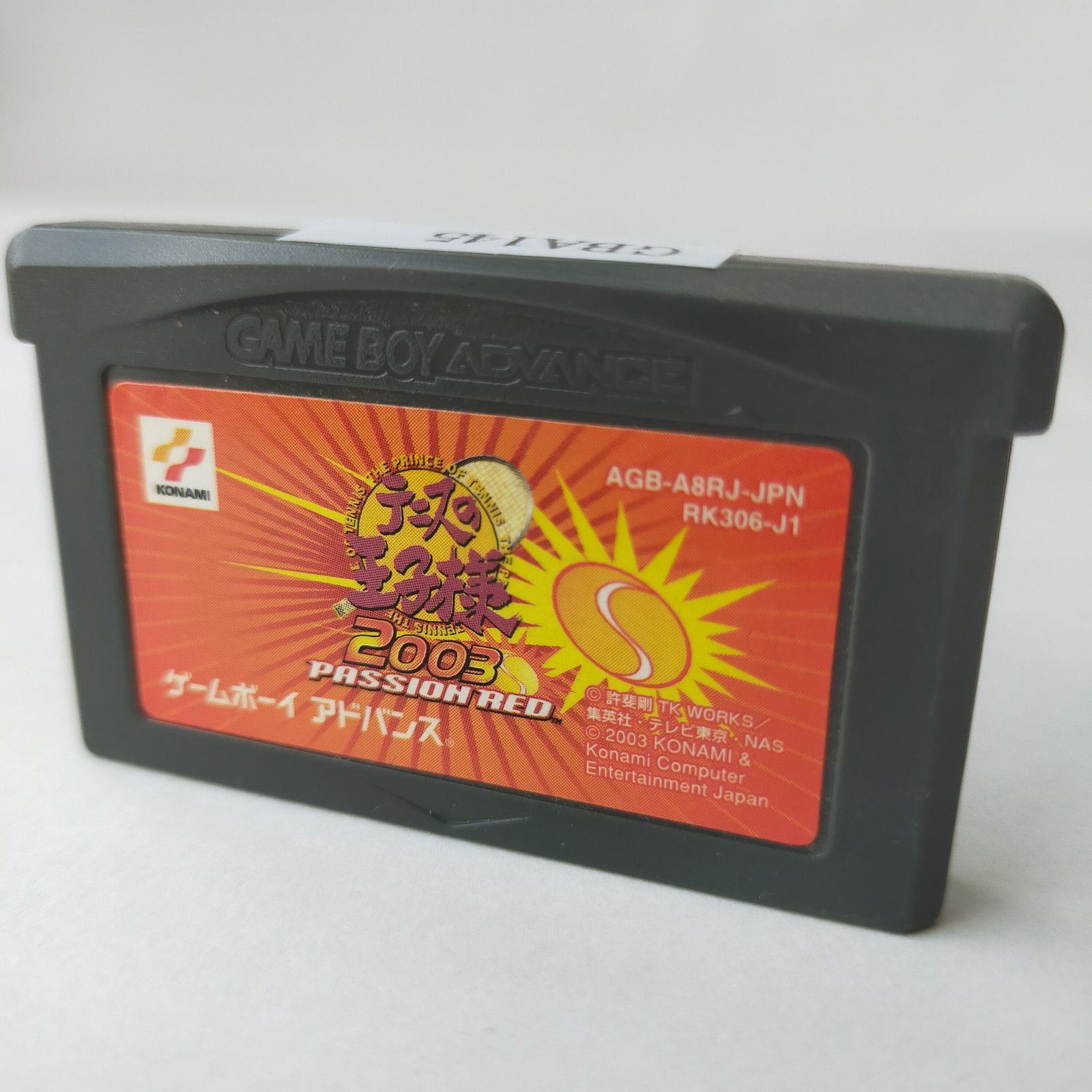 Prince Of Tennis 2003 PASSIONRED GameBoy Advance Konami pre-owne