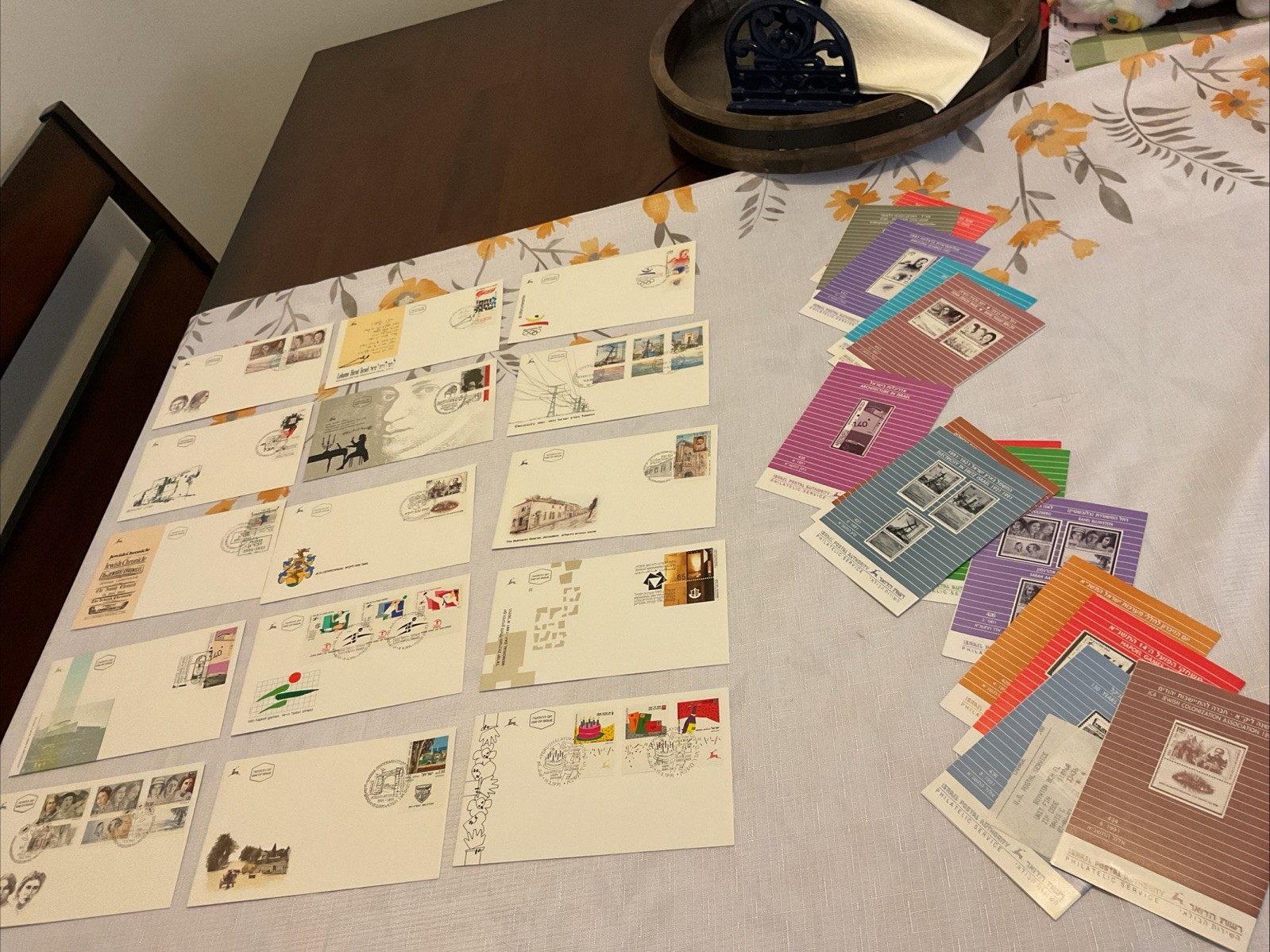 ISRAEL-(-1991-)-lot of 15-FDC'S of Israel Postal History & BULLETINS-# 85