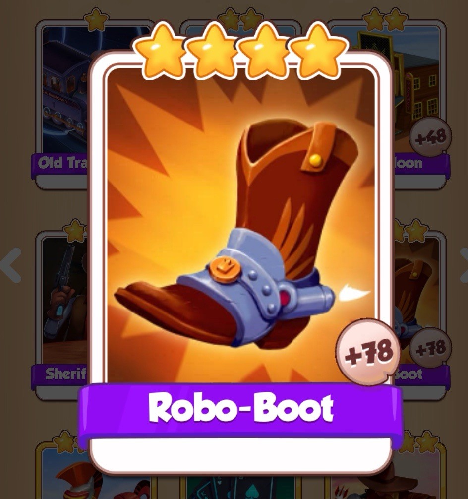 coin master Robo-boot card