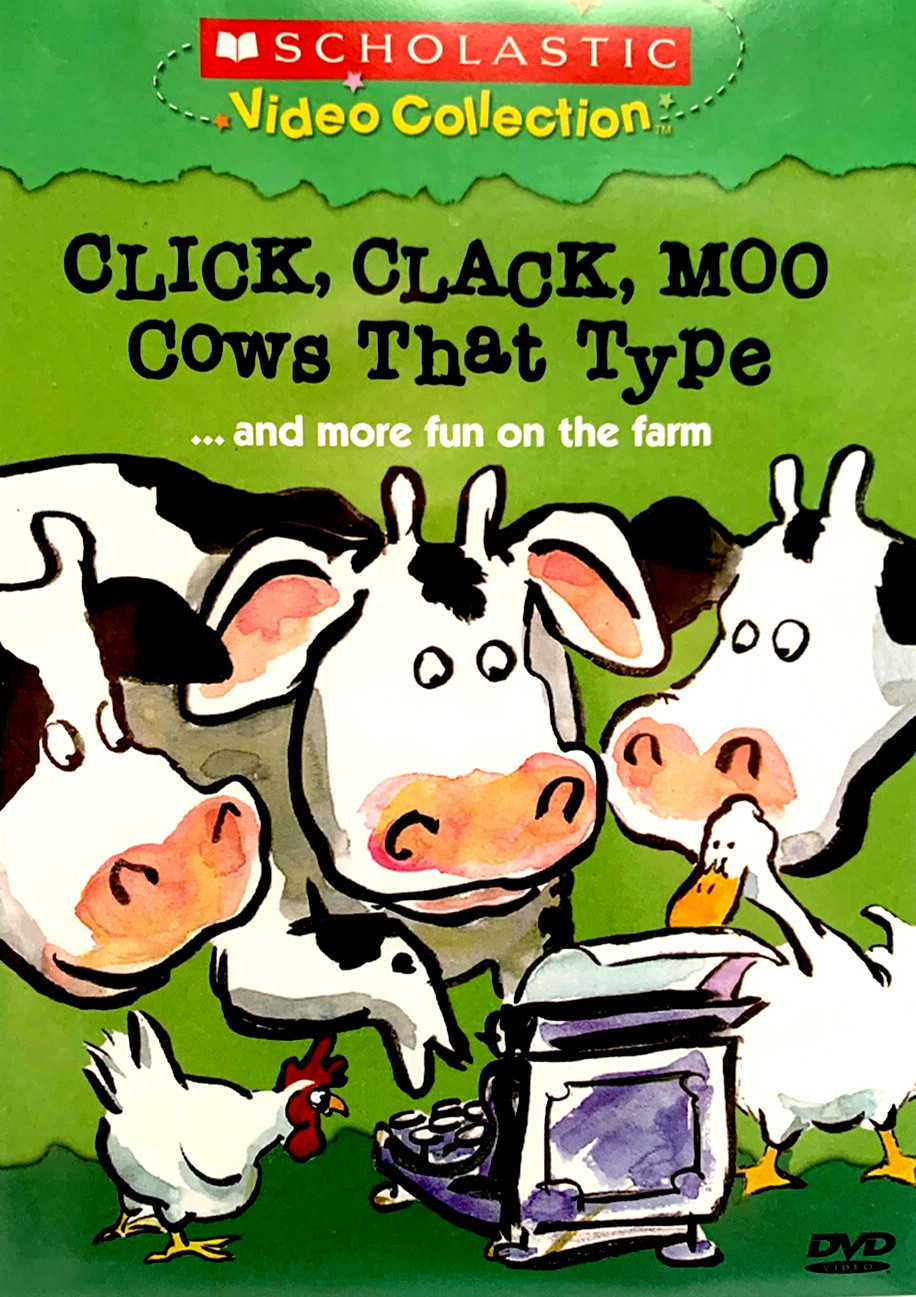 Scholastic Click, Clack, Moo Cows That Type DVD  more fun on the Farm  DVD