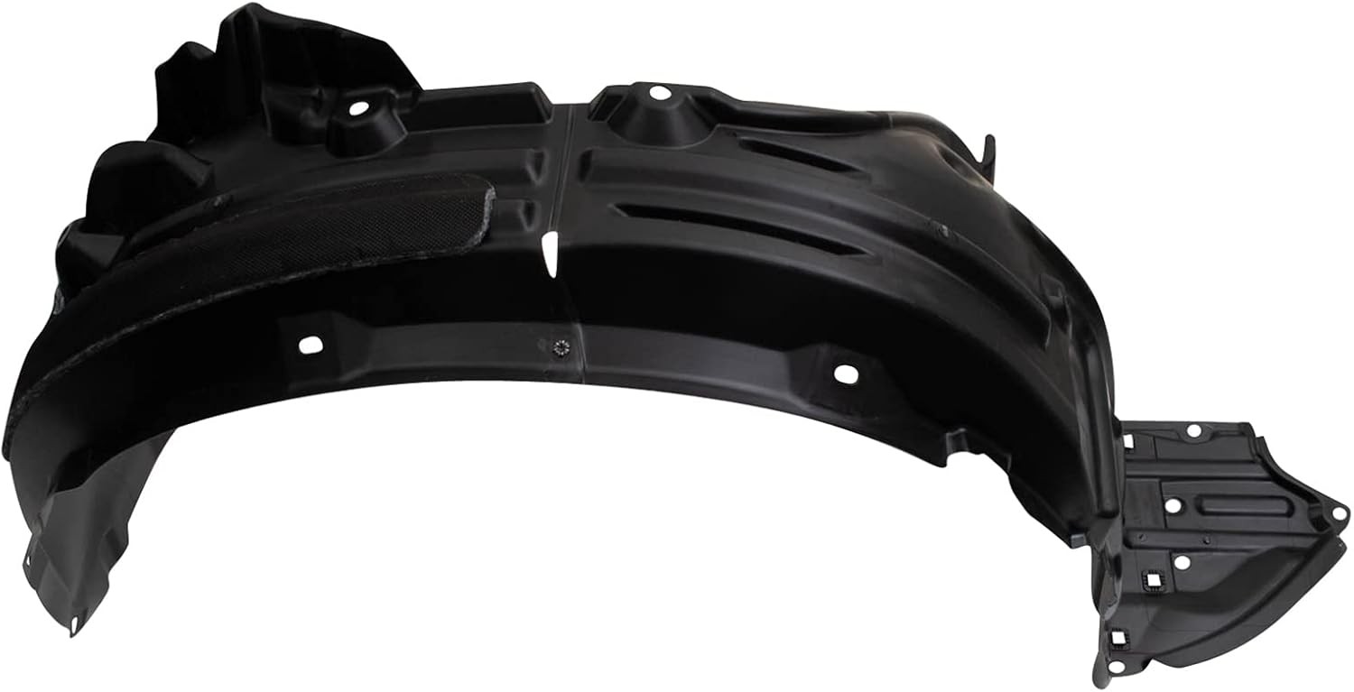 Right Passenger Inner Fender Liner 2019+ Replacement — Black Plastic, OE Fit