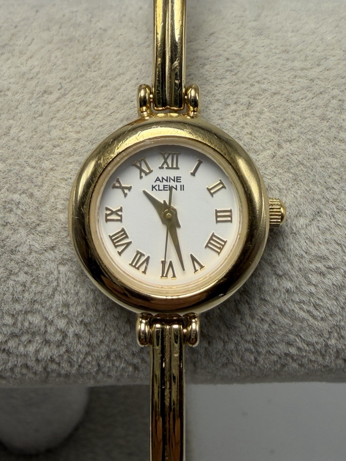 Anne Klein 10/1816 New Battery Ladies Watch 20MM 6.5" Gold Tone