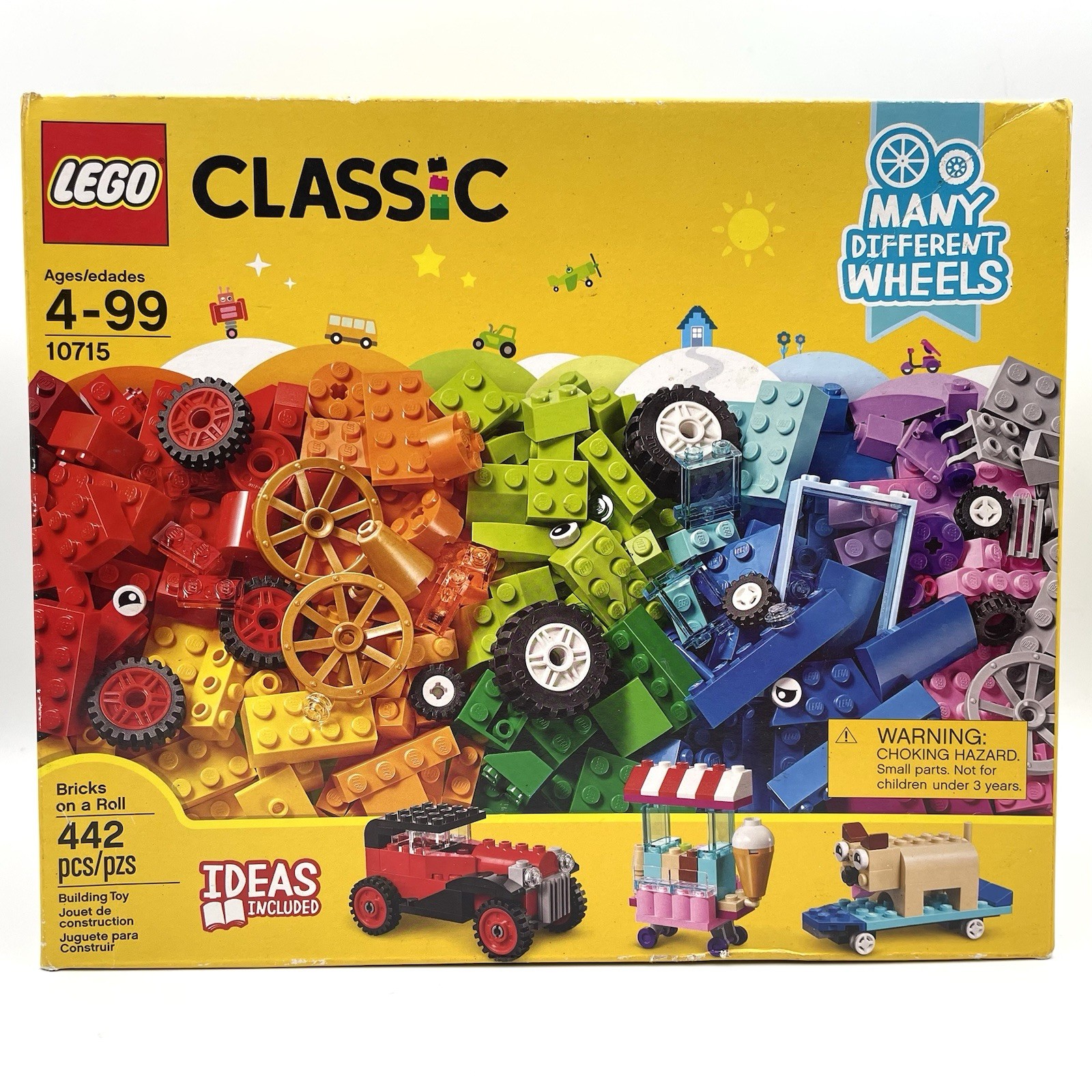 NEW! LEGO Classic #10715 Bricks on a Roll 442 pcs Minor Box Damage