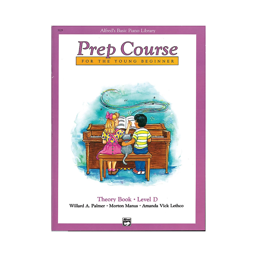 Alfred's Basic Piano Prep Course Theory Book D