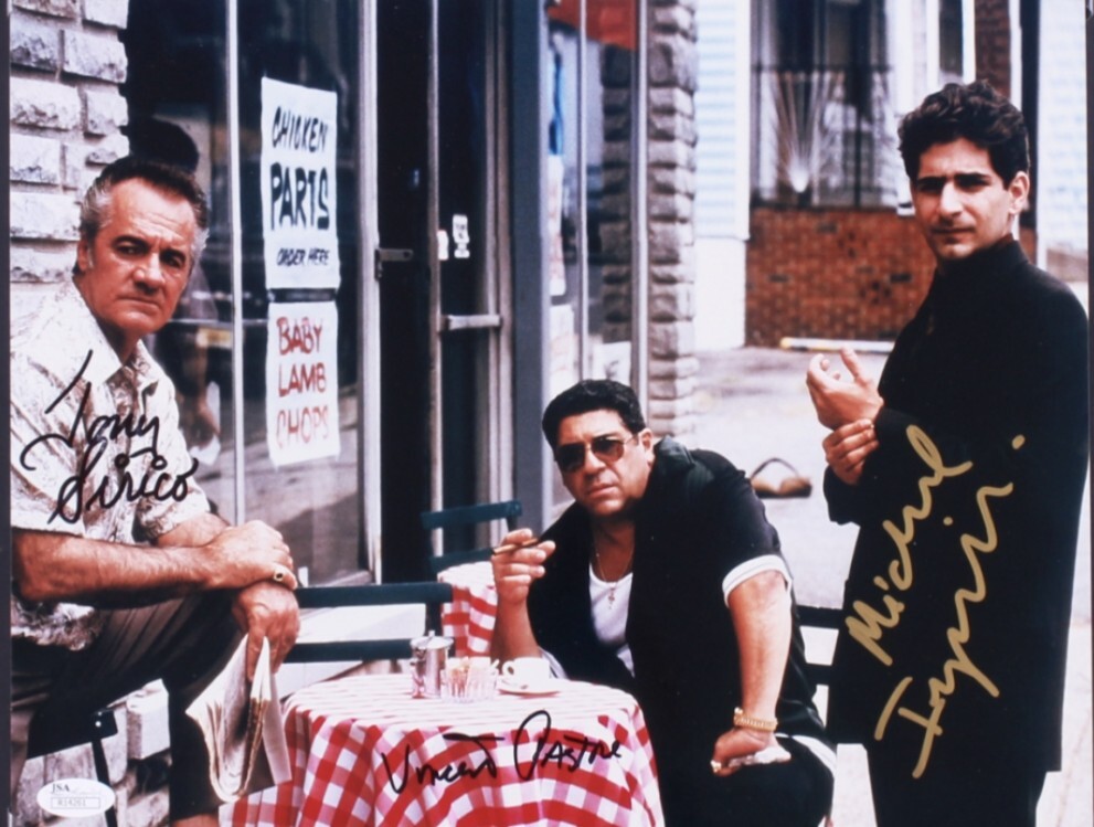 Tony Sirico & Michael Imperioli Signed SOPRANOS Autographed 8X10 Reprint Photo 