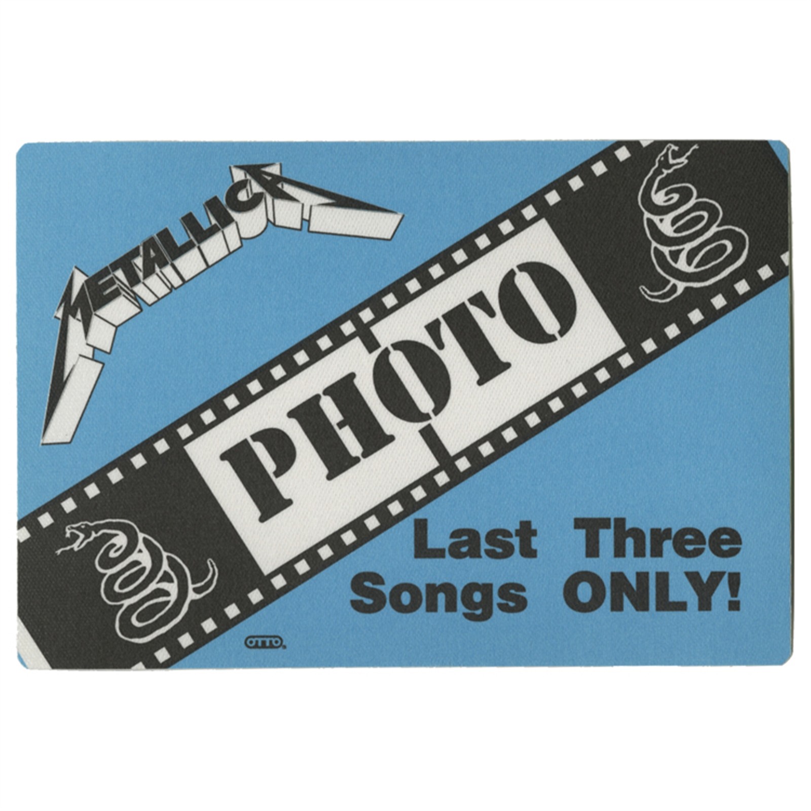 Metallica 1993 Nowhere Else to Roam Concert Tour Photo Backstage Pass