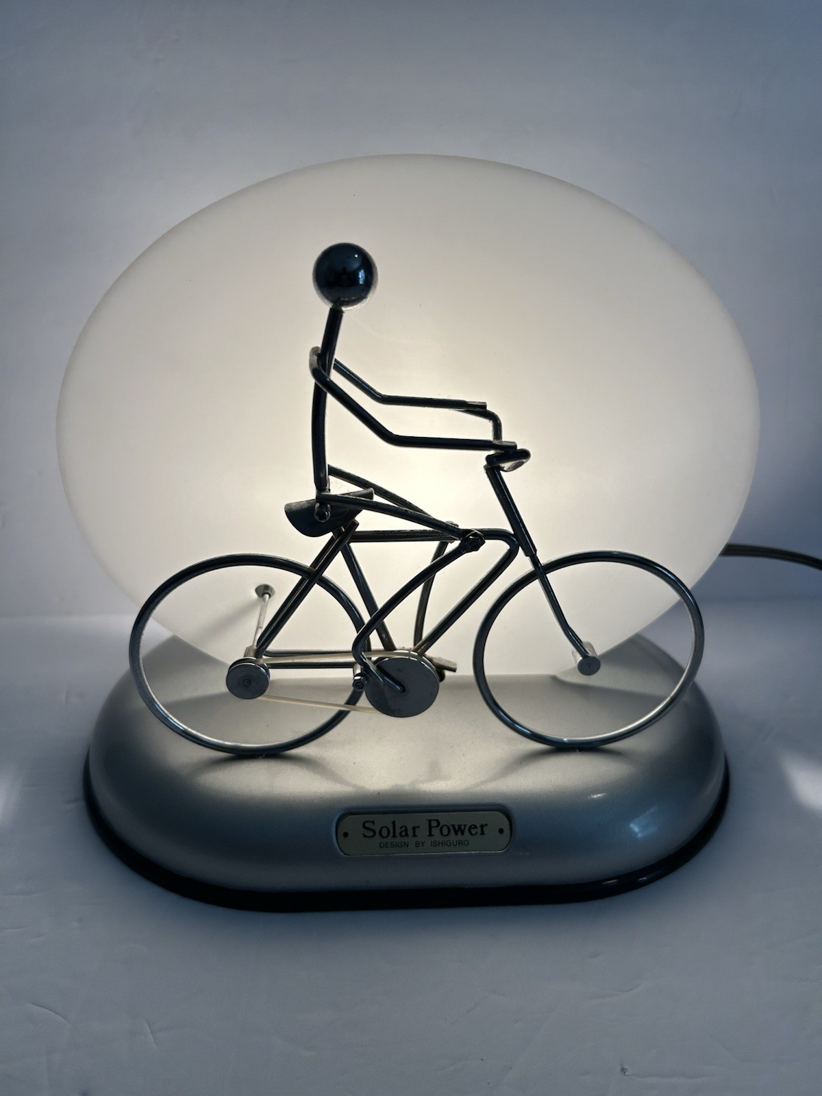Solar Bicycle Table Lamp