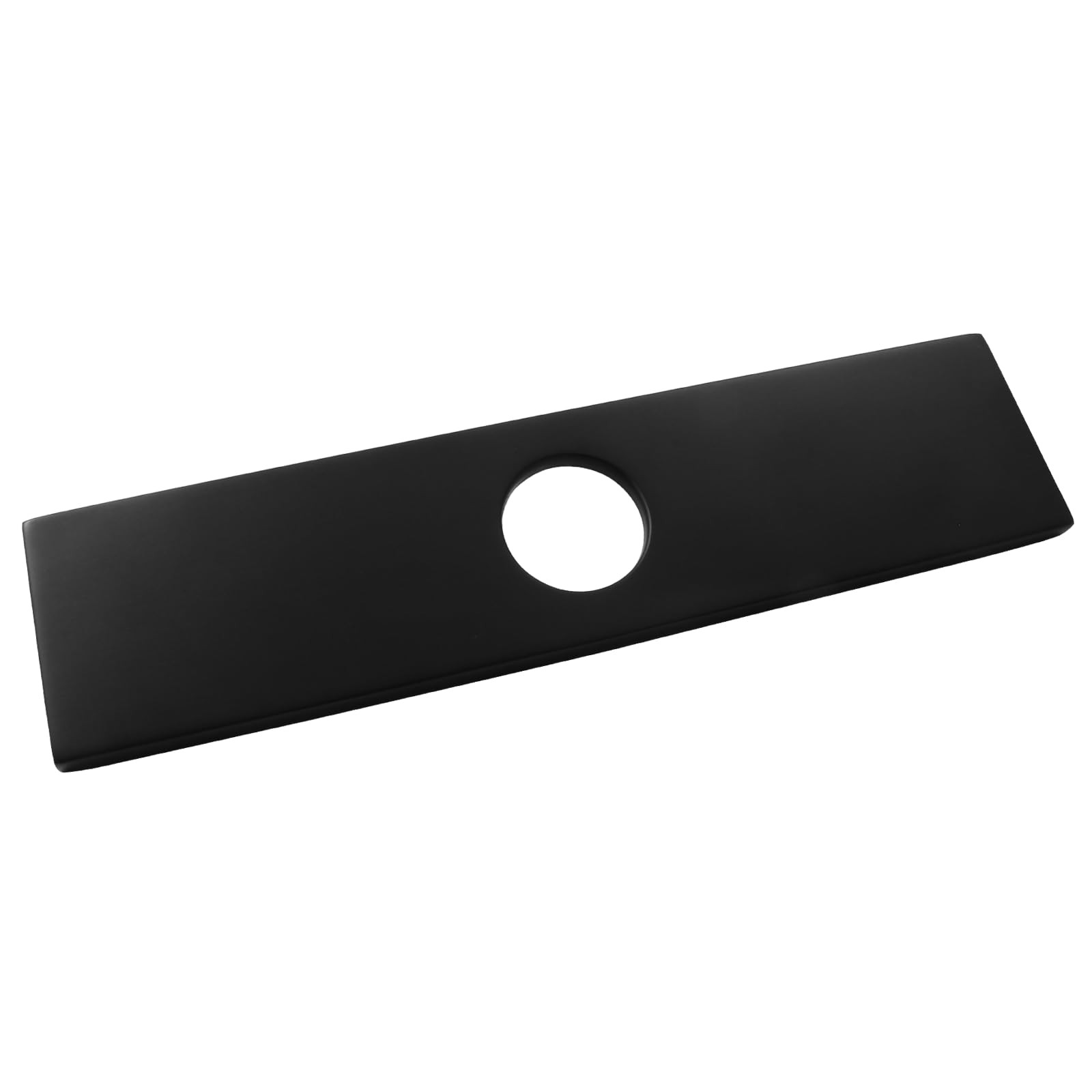 10" Hole Cover Deck Plate, Matte Black Escutcheon Plate Stainless Steel Bathr...
