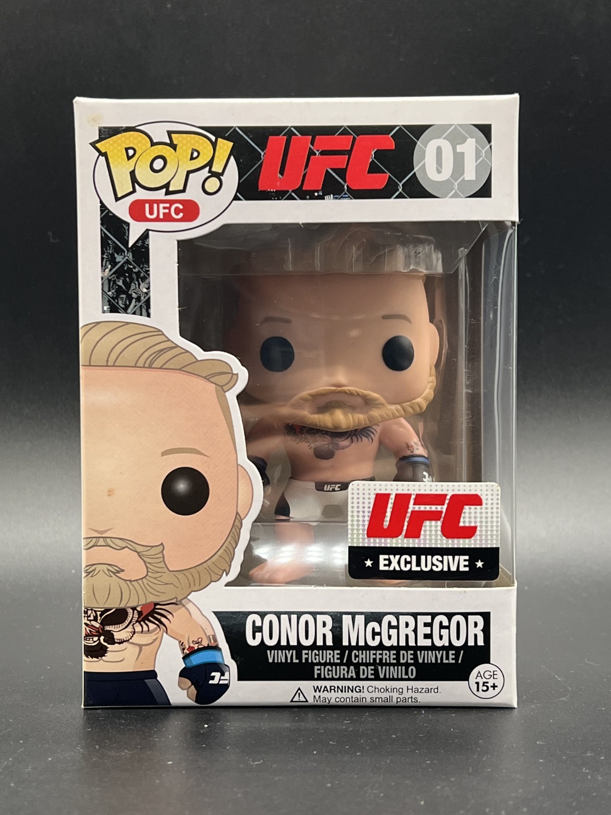 Conor McGregor White Shorts UFC Exclusive #01 Funko POP! 2015 Rare