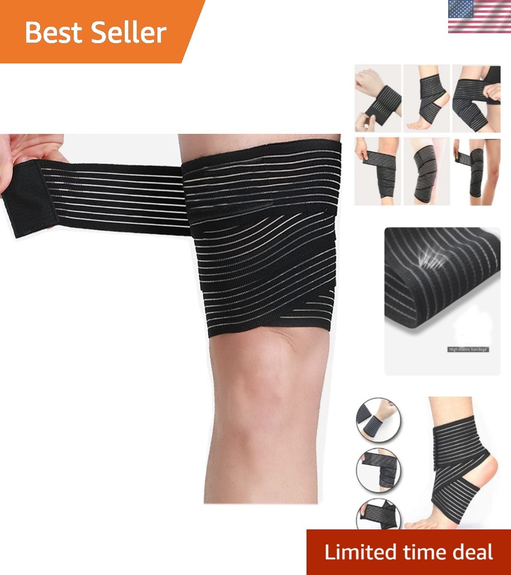 Thigh Support Compression Bandage Sleeve for Women and Men, Lower Leg Compres...