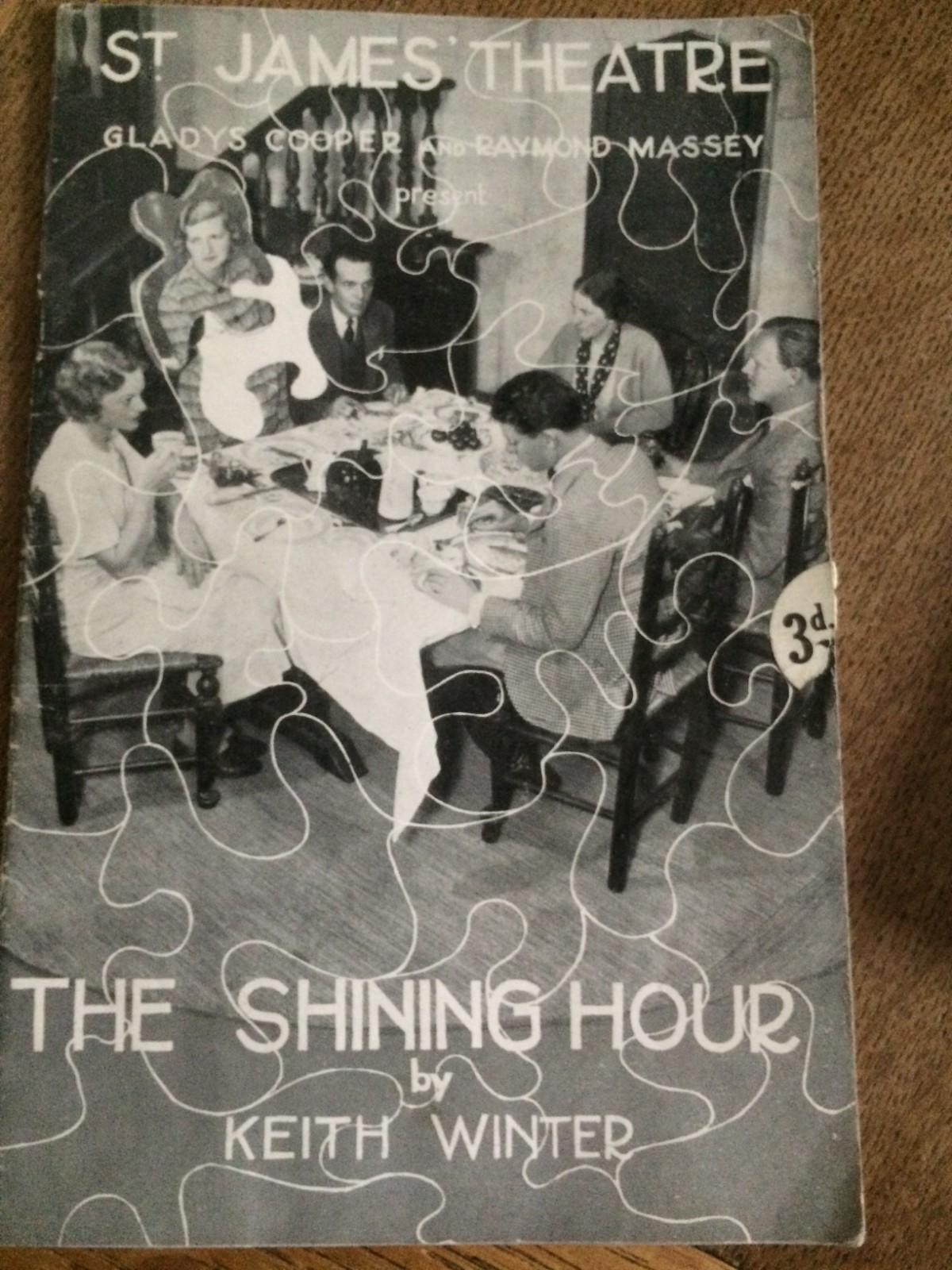 Vintage Theatre Programme - ST. JAMES'S THEATRE LONDON 1934 "The Shining Hour"