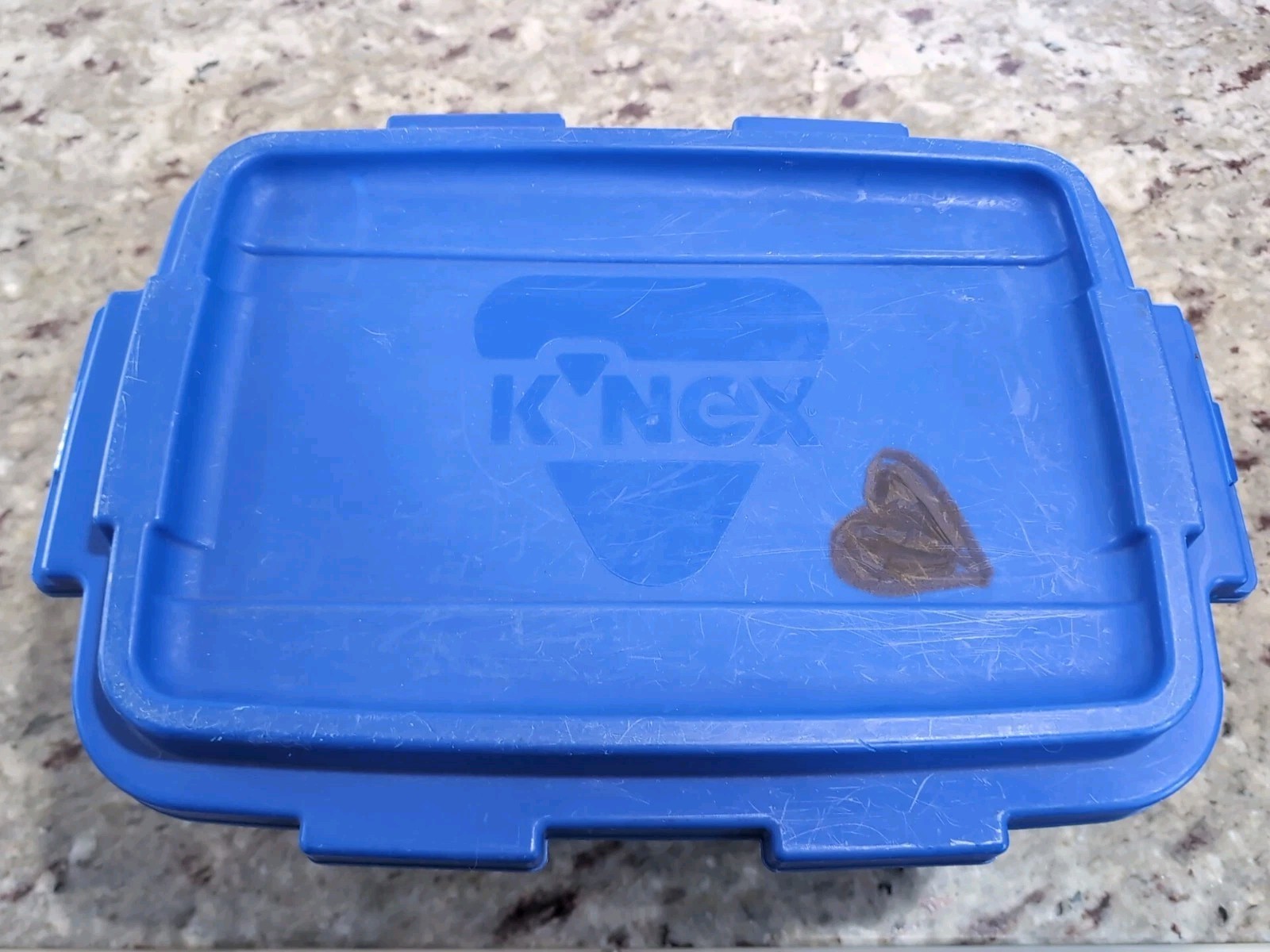 K'nex Blue Bin Empty 16" x 11" x 8.25" For k'nex Pieces