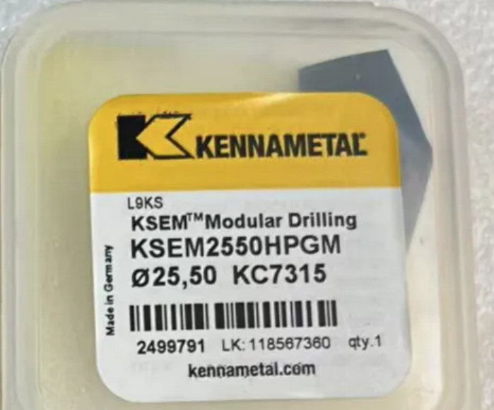1PCS KENNAMETAL ORIGINAL NEW KSEM2550HPGM KC7315 	2499791 25.5MM