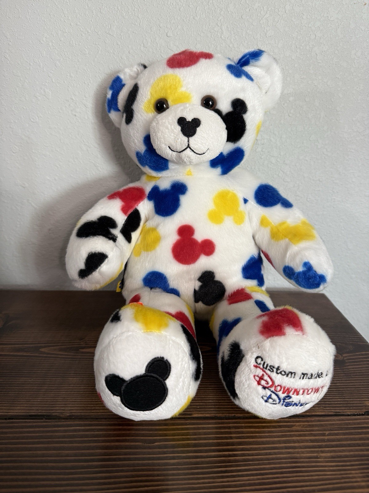 Build a Bear Downtown Disney Hidden Mickey Ears Heads Plush Stuffed Toy 16" BAB