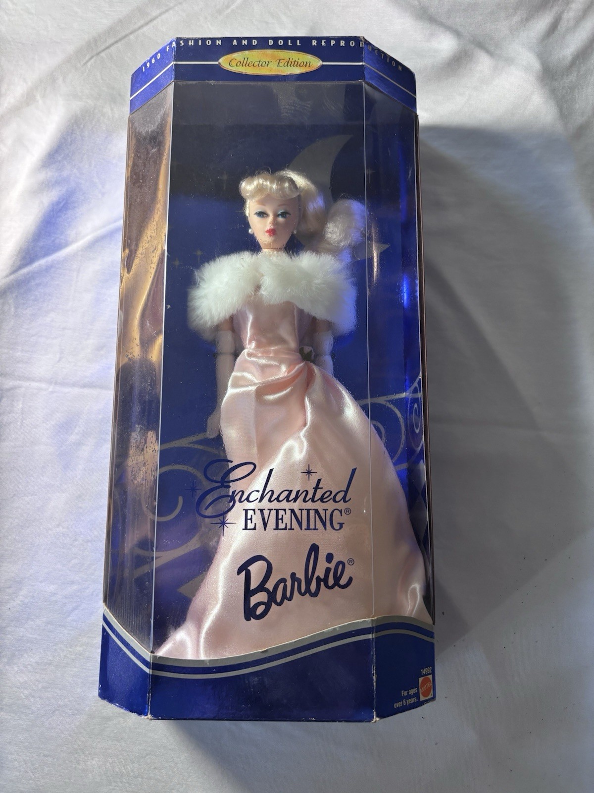 Mattel Barbie Enchanted Evening Collector Edition Doll Blonde 1996 #14992