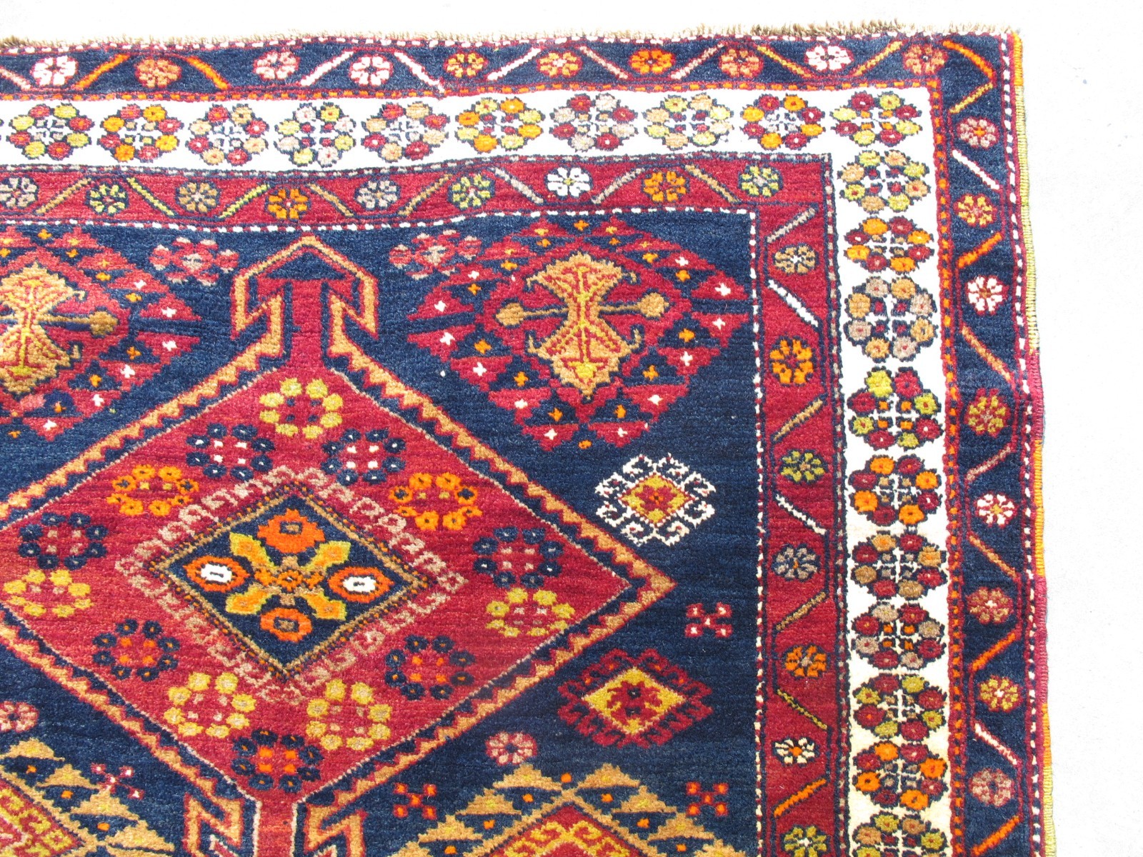 Rare 14ft Extra Long Turkish Rug Antique Anatolian Runner 4x14 Vintage Wool Rug