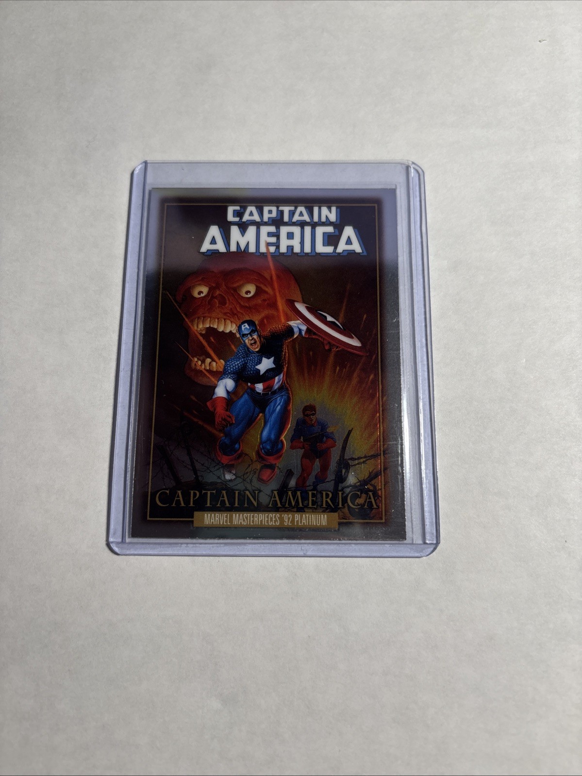 2024 Marvel Masterpieces 92 Platinum - Fantastic Covers #FC-8 CAPTAIN AMERICA