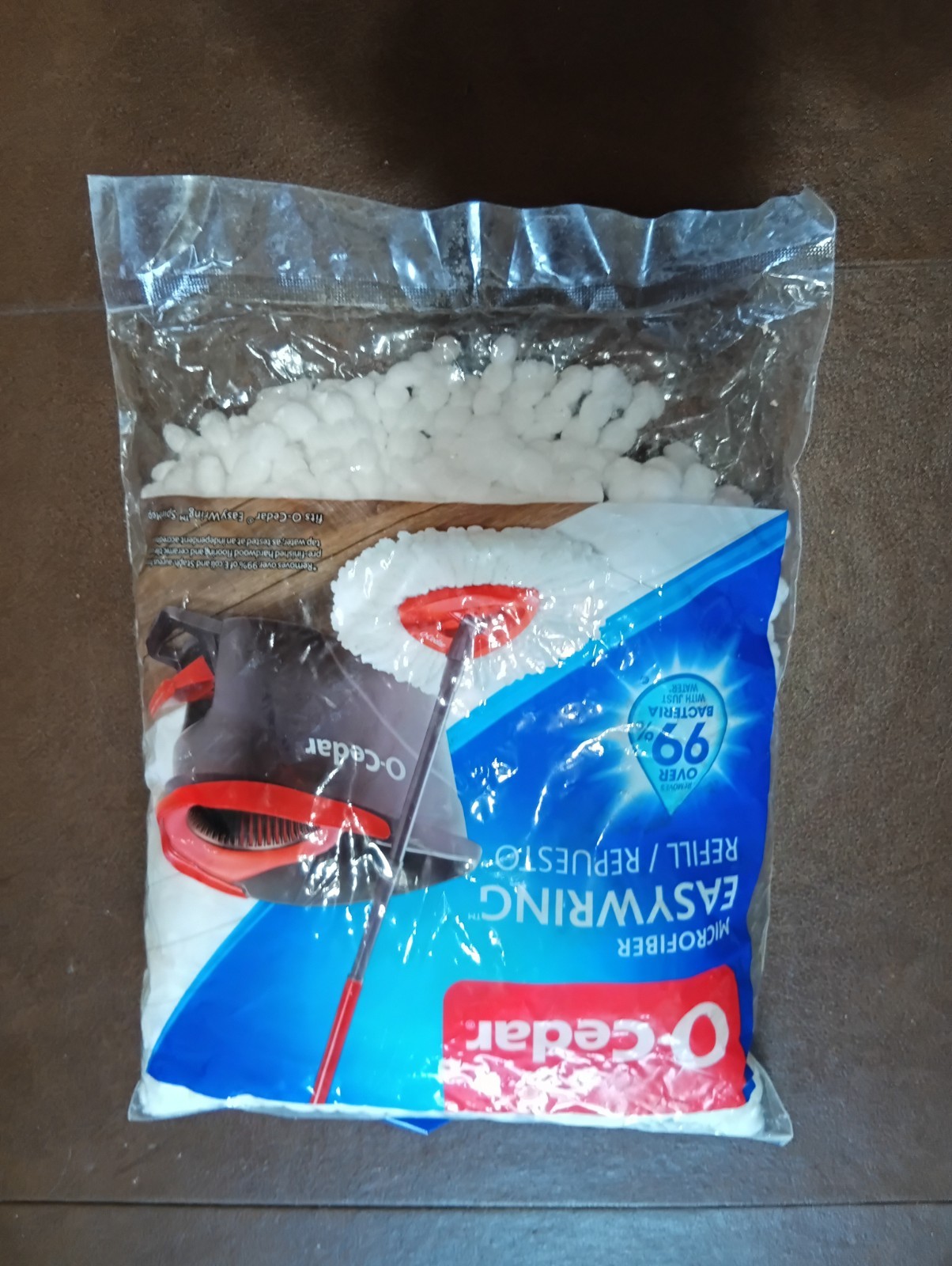 O-Cedar EasyWring™   1 Spin Mop Refill Microfiber Reusable Machine Washable