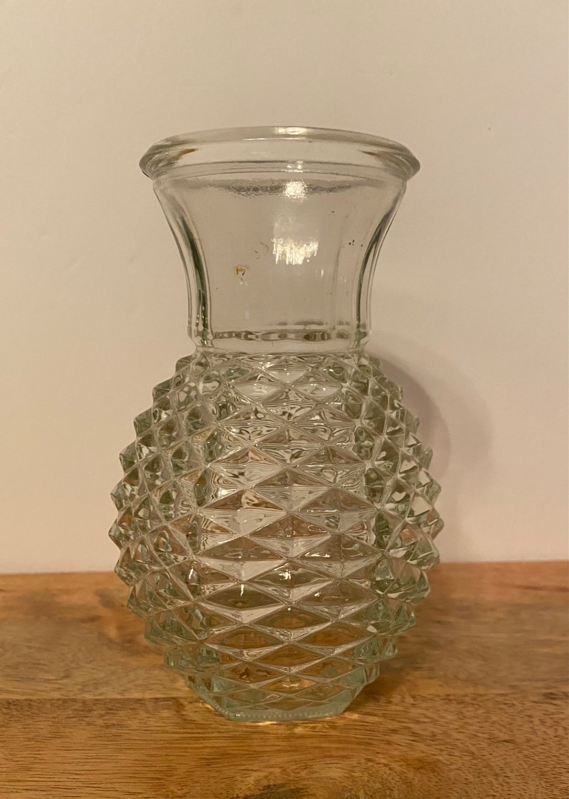 Vintage 1979 FTD Floral Bud Vase, 5.5” Tall, Shaped Like a Pineapple
