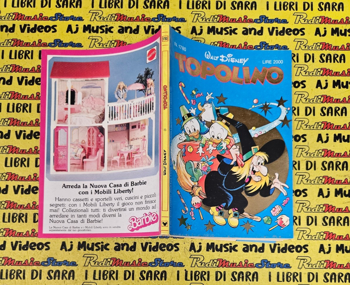 COMICS comic MICKEY MOUSE n.1780 January 7, 1990 GIACOMO CELENTANO Bburago