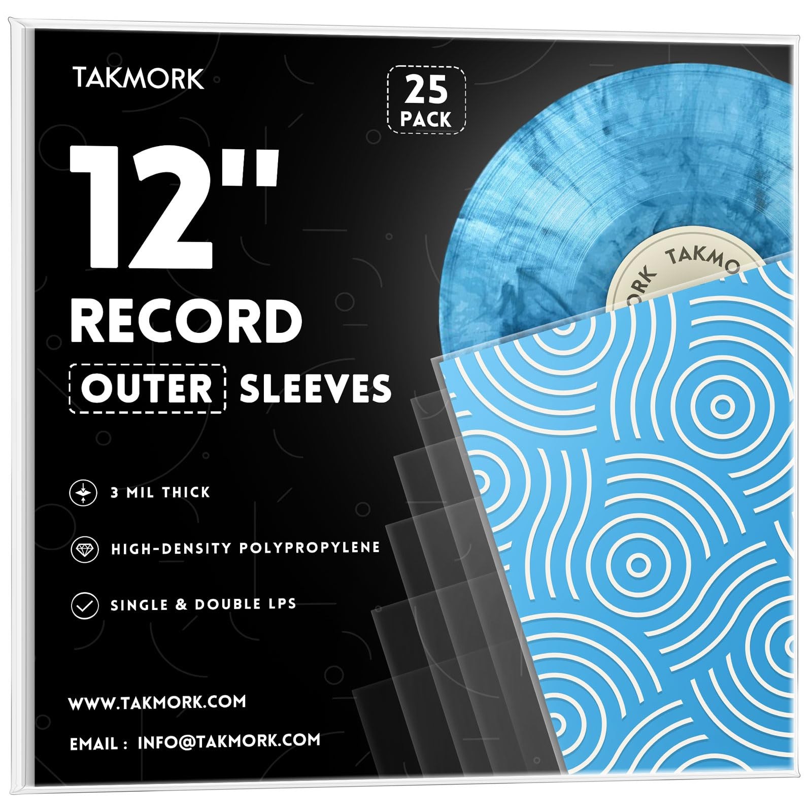 Vinyl Album Covers: 12" LP Record Protective Sleeves | Crystal Clear 