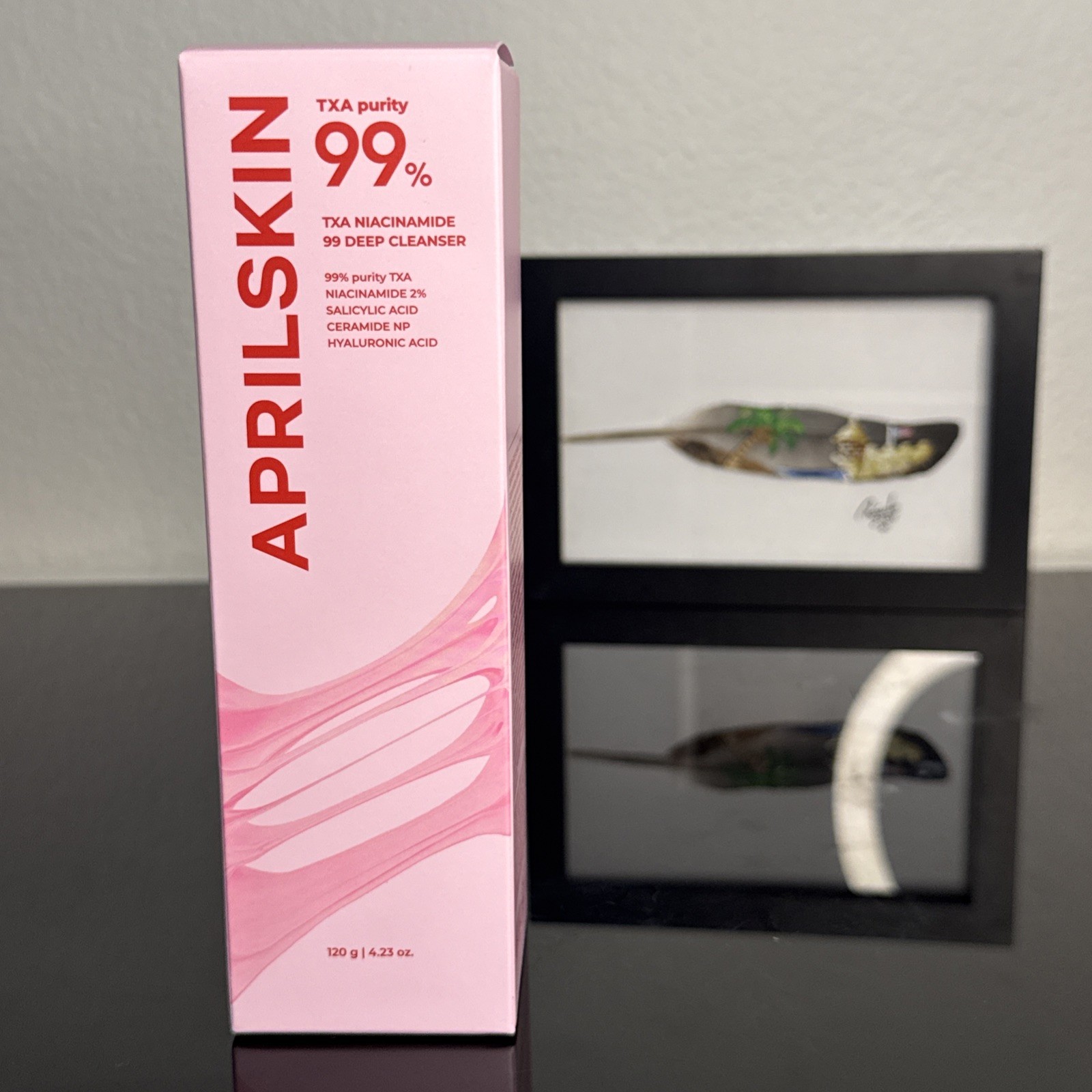 April Skin TXA 99 Deep Cleanser 120g Blackhead Korean Free Shipping A17