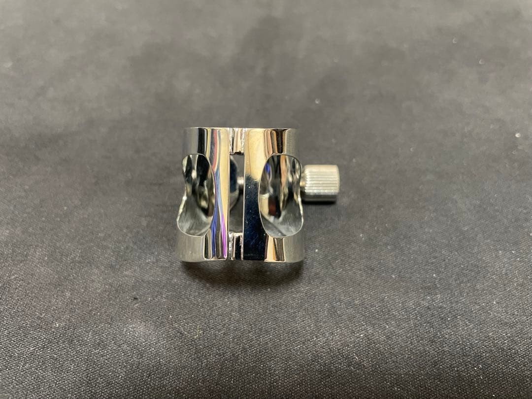 Bullseye Bb clarinet ligature Rouge XHOT Silver