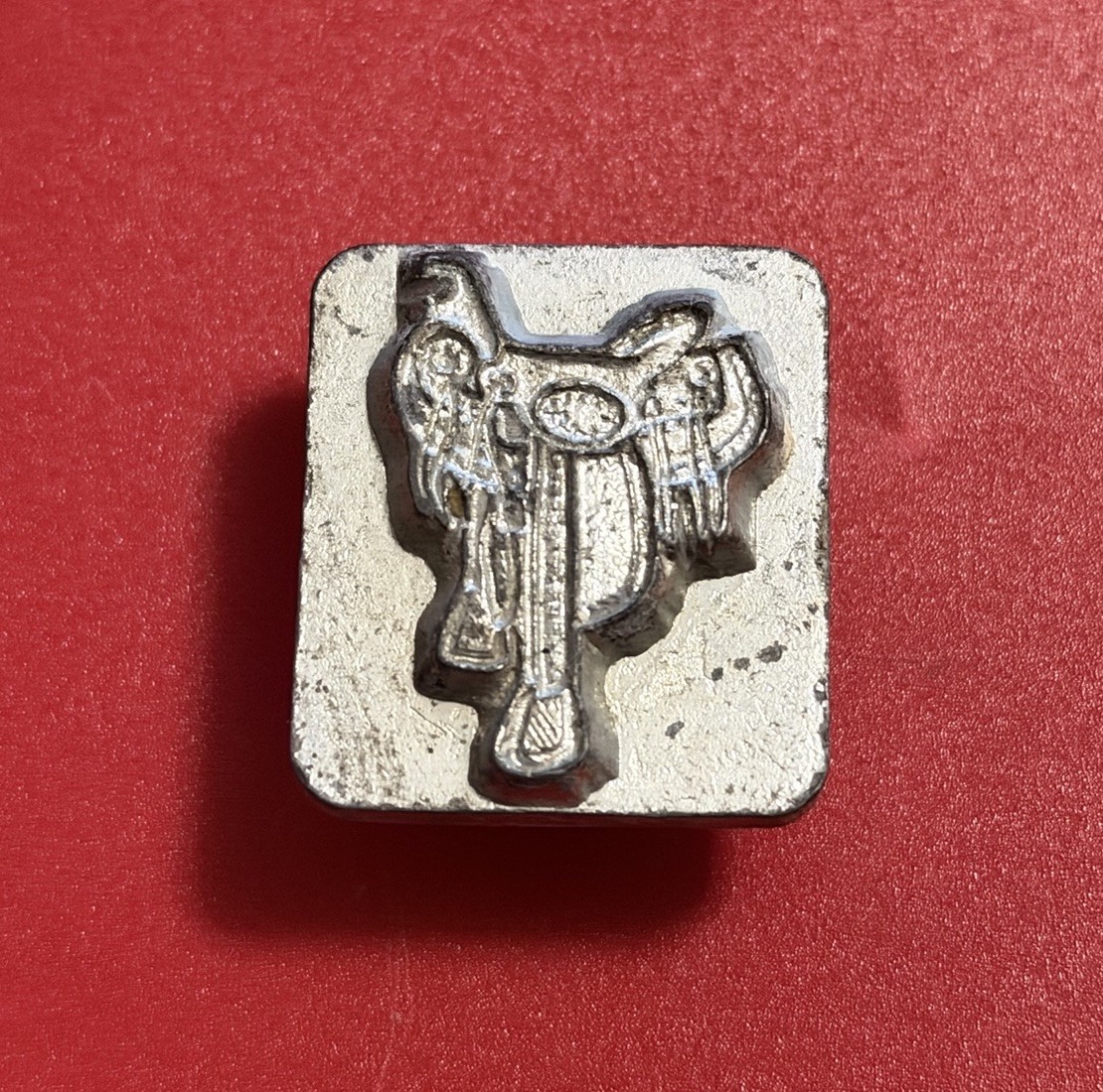 Discontinued Craftool Co. USA 1995 Horse Saddle 1" Leather Stamp Tool 8474☑️