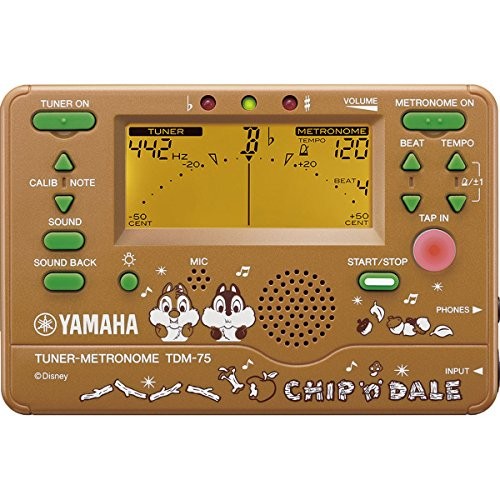 Yamaha tuner metronome TDM-75DCD chip & Dale