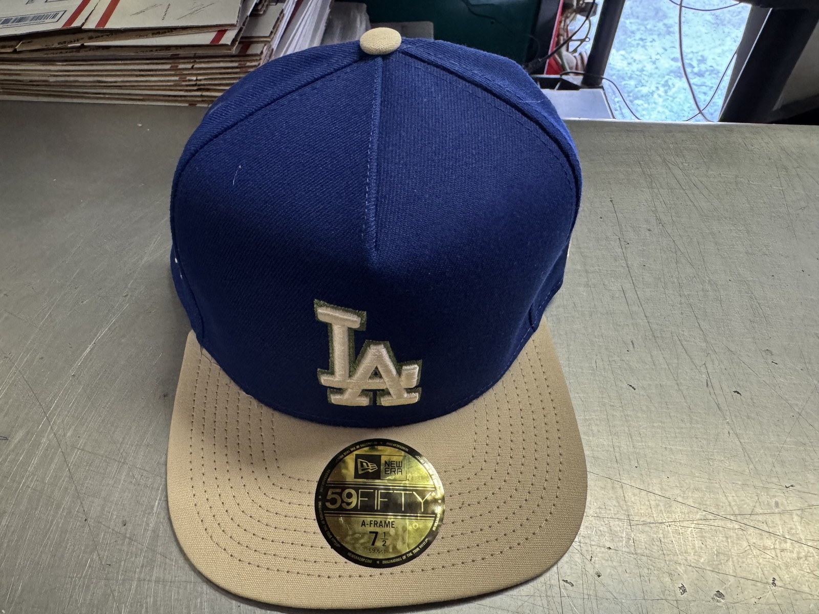 LA Dodgers New Era A-Frame 7 1/2 Anniversary Hat