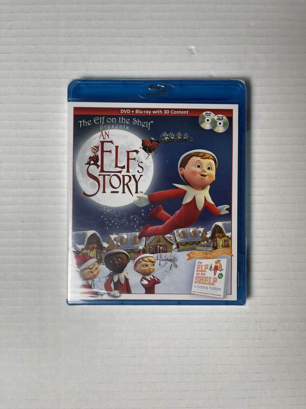 The Elf on The Shelf Presents An Elf's Story DVD Blu-Ray + 3D Content (SEALED)