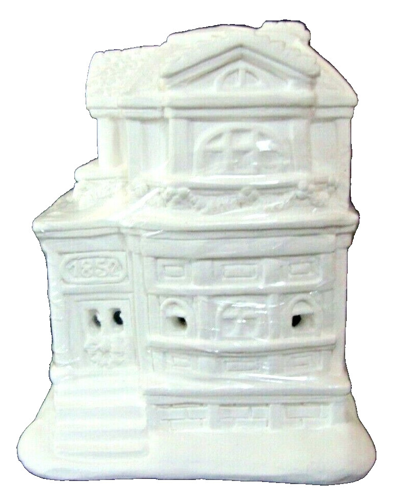 Ready To Paint Plaster House - Town House - Sealed Package