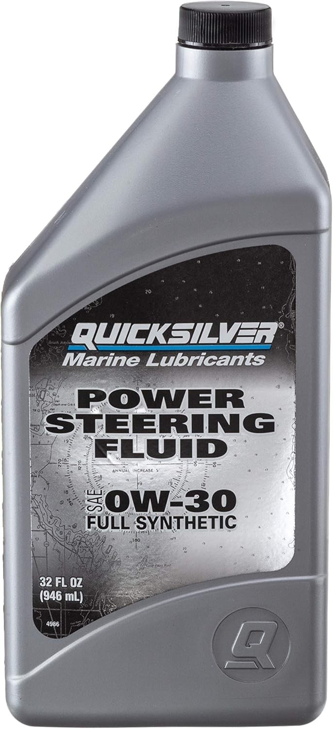 858077Q01 Power Steering Fluid SAE 0W-30 Full Synthetic – 32 Oz. Bottle