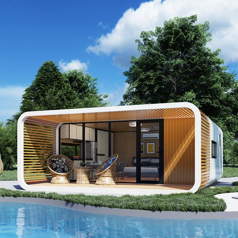 Hot Sale Capsule Prefab Villa Leak Proof Prefabricated Villa