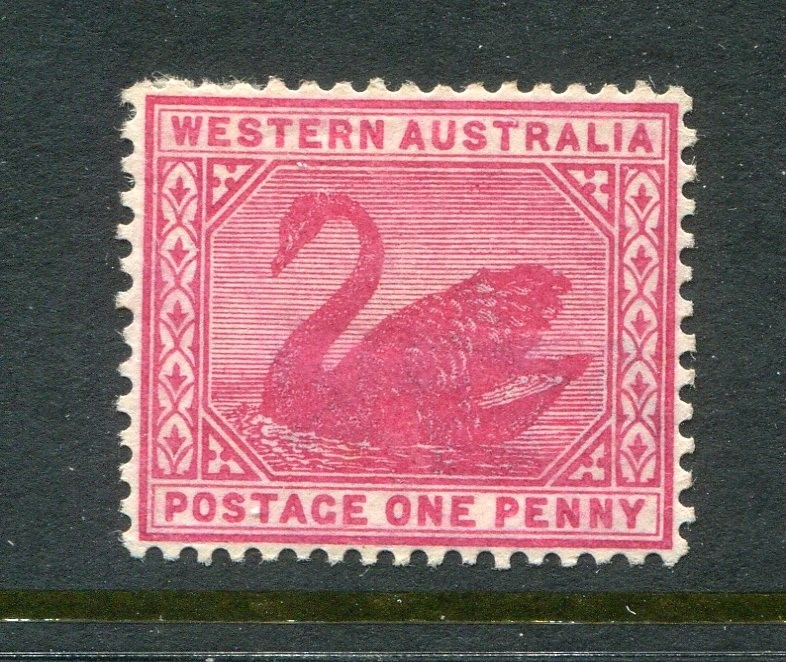 Western Australia #73 Swan 1 P. [Mint Hinged]