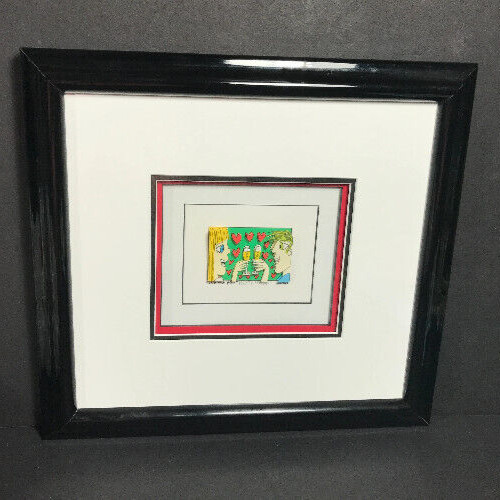 James Rizzi Loving you Pop Art 3D Limited Edition Anniversary gift