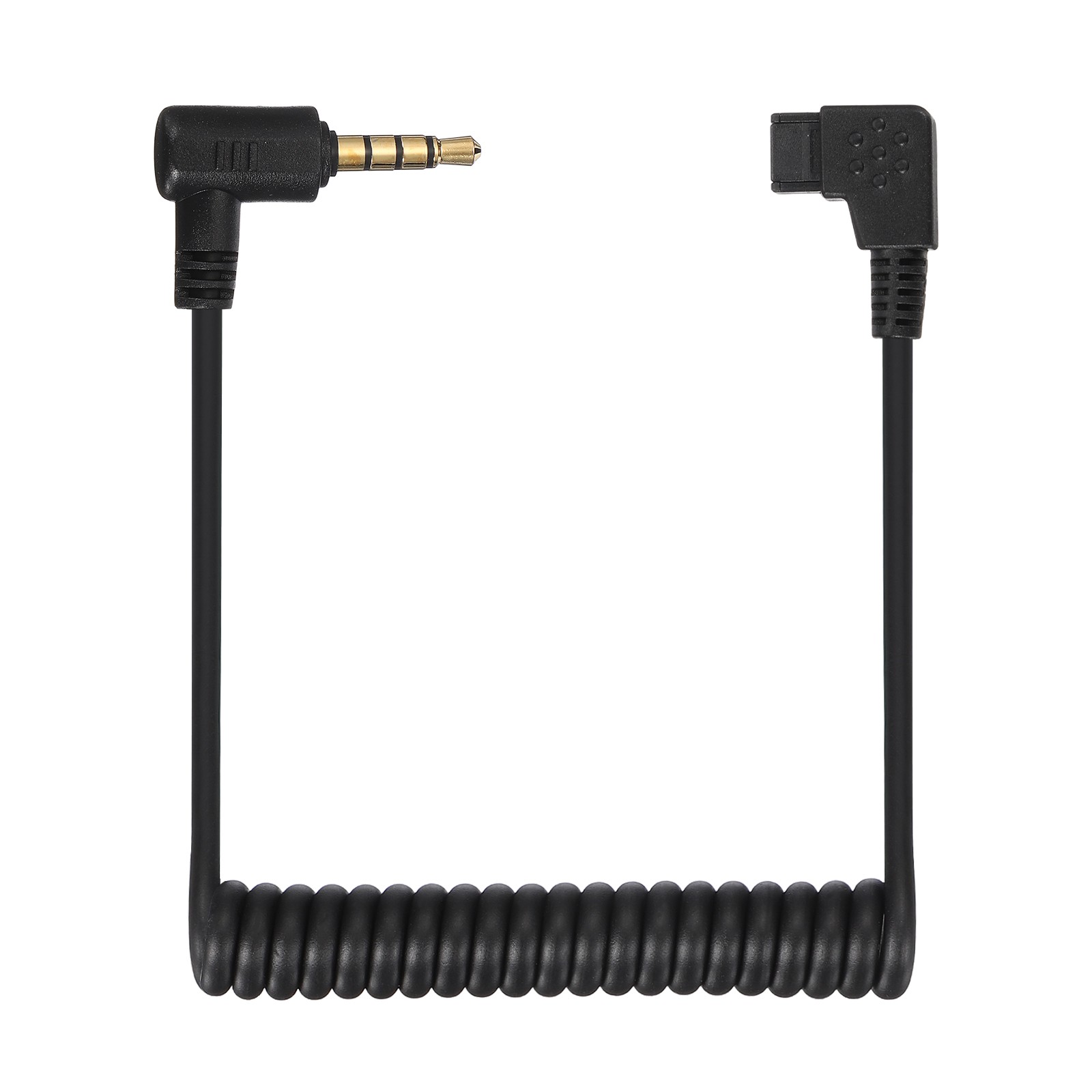 3mm to Male Flash PC Sync Cable with Screw Lock 2.5mm(3P) to S1(3P), Black