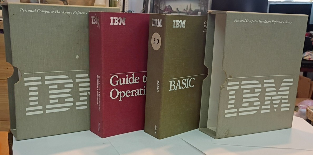 IBM Basic DOS 1983 Vtg Books 6322510 6361132 Manuals Diagnostics Floppy Disk 3rd