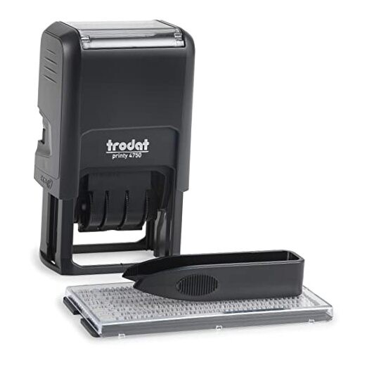  Printy Do It Yourself Self-Inking Message Dater,1.63 x 1, Blue/Red 