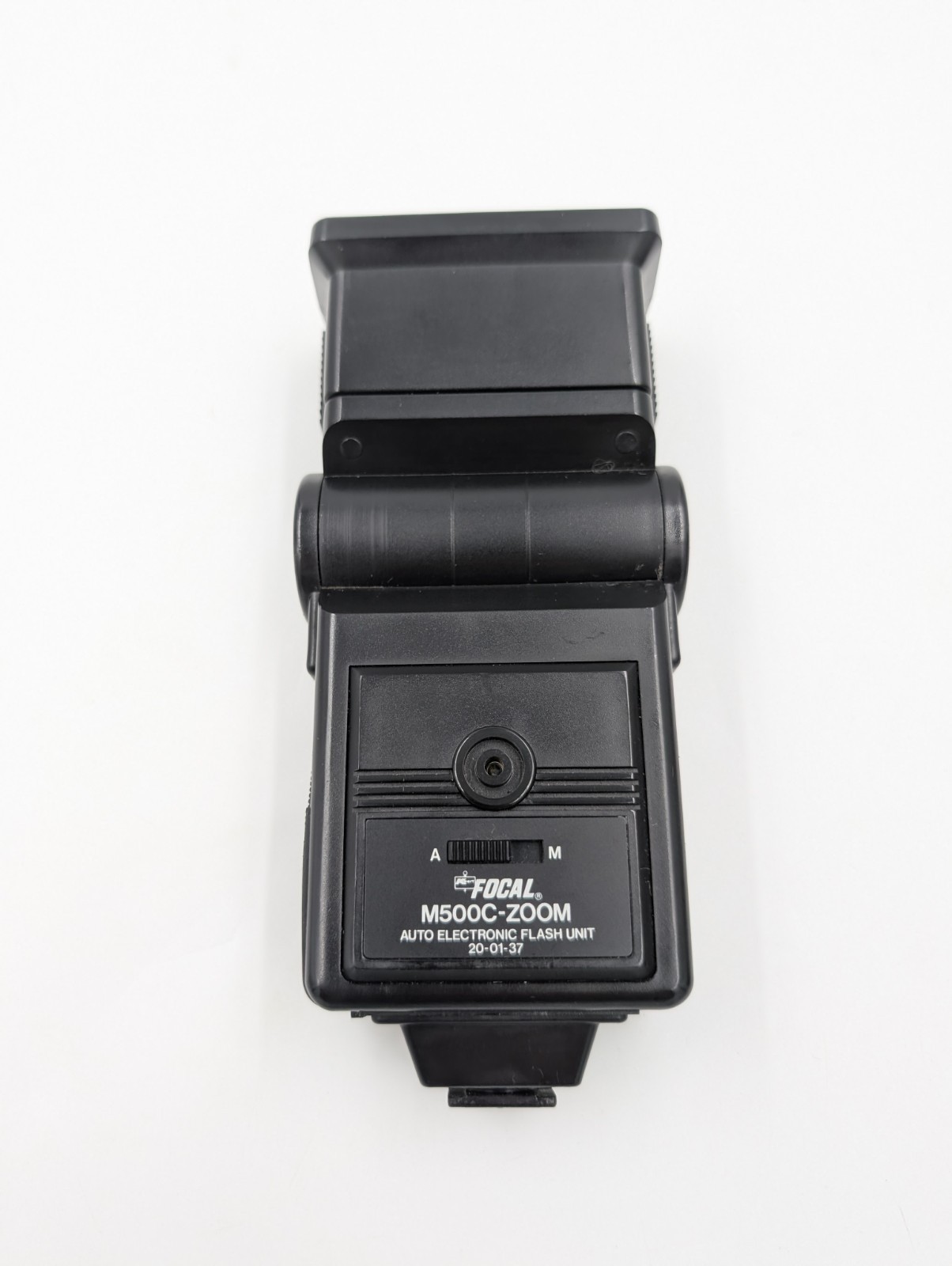FOCAL M500C-ZOOM - Auto Electronic Camera Flash Unit  20-01-37- Untested (260053