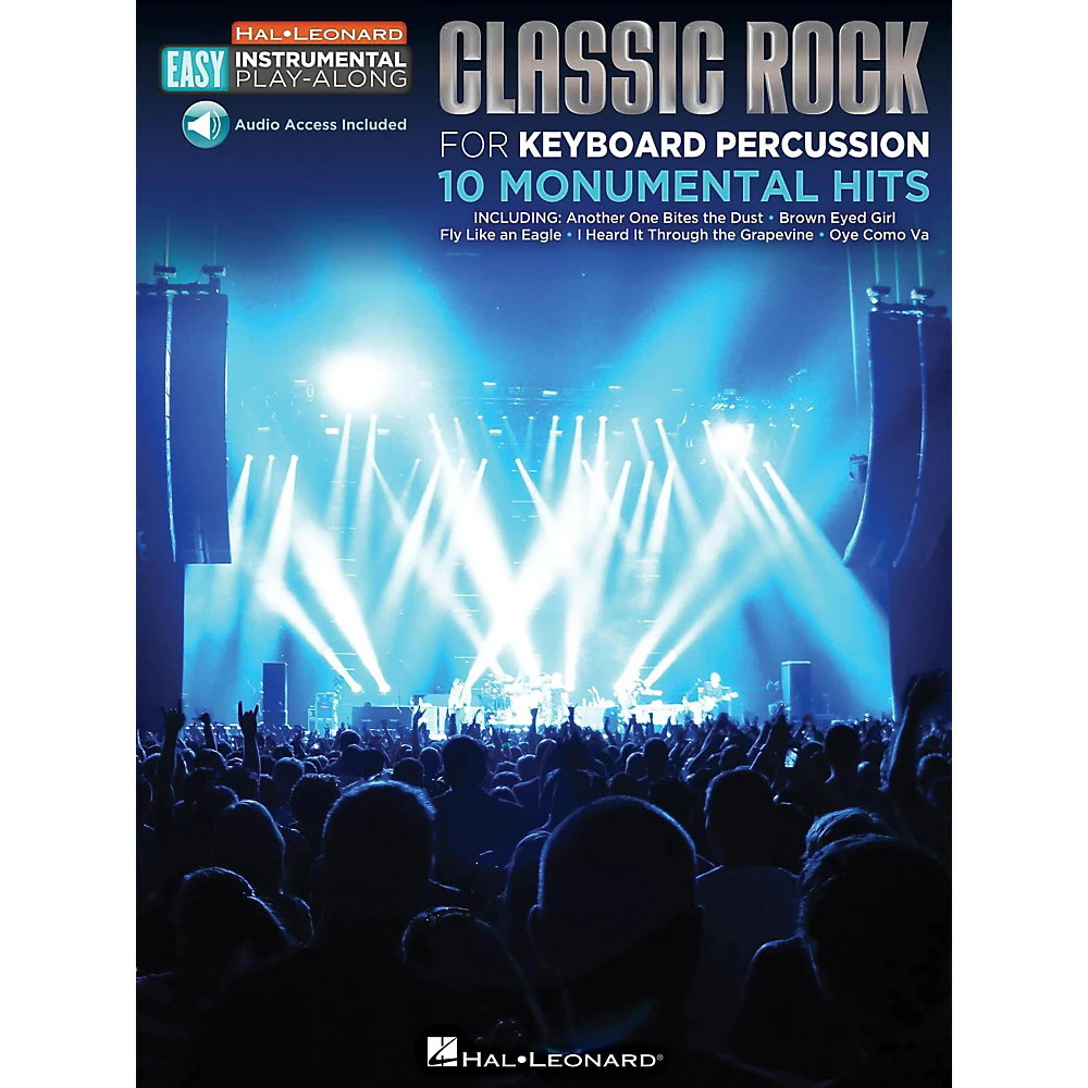 Hal Leonard Classic Rock Keyboard Percussion Easy Instrumental Play-Along Online