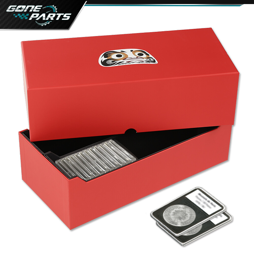 Red Coin Slabs Storage Box Intercept Shield For 50 Certified PCGS NGC Holders