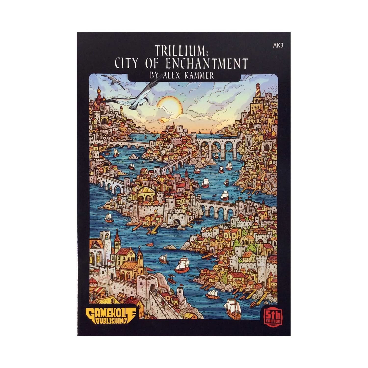 Gamehole Publishing Trillium City Of Enchantment Book Role Playing Game